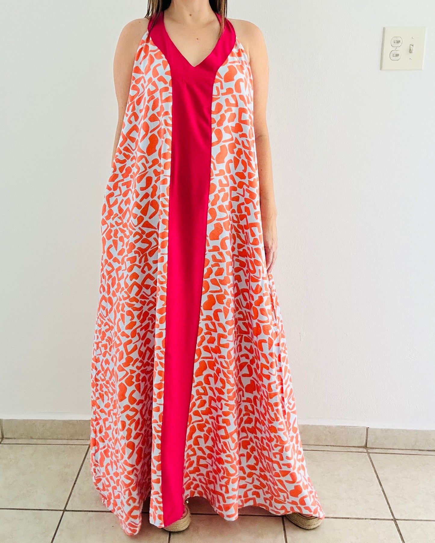 Fushia Maxi Dress By Liliana Esquivia