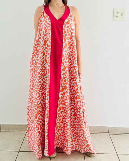 Fushia Maxi Dress By Liliana Esquivia