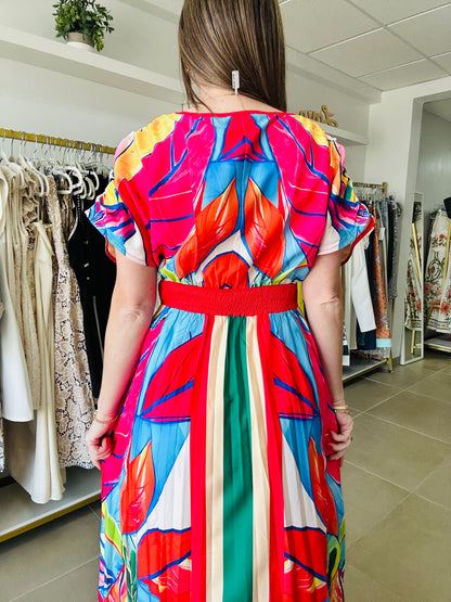 Rainbow Maxi Dress