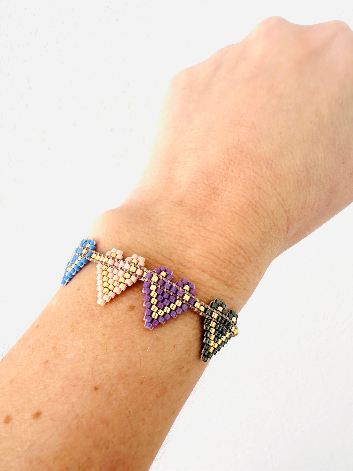 Fiammata - Pastel Hearts Bracelet