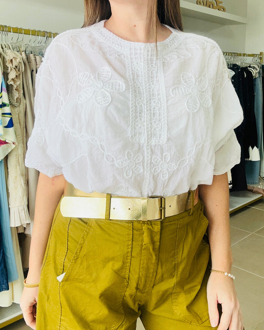 Celeste Embroidery Top
