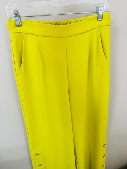 Lime Gold Buttons Set  by Gracia