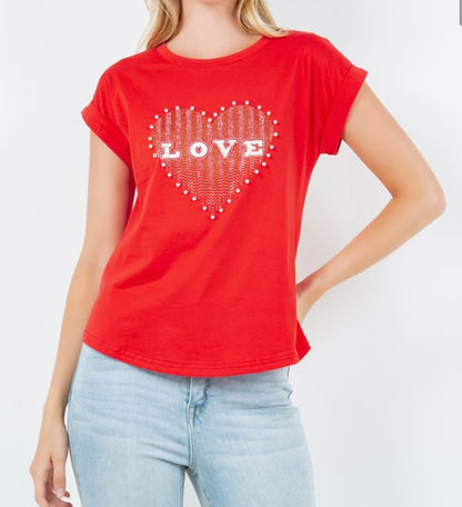 Love Red Shirt