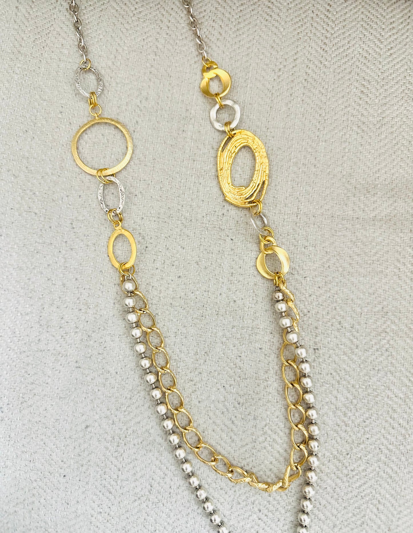 Gold Plated Long Necklace