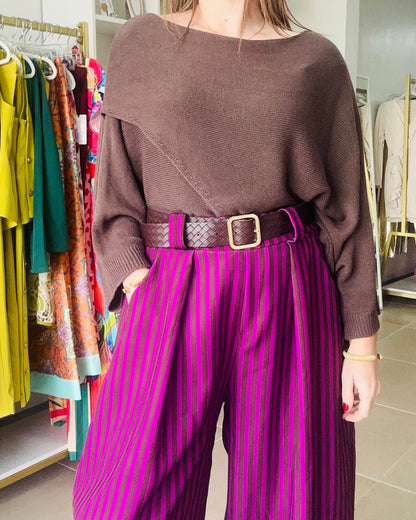 BROWN TUNIC TOP