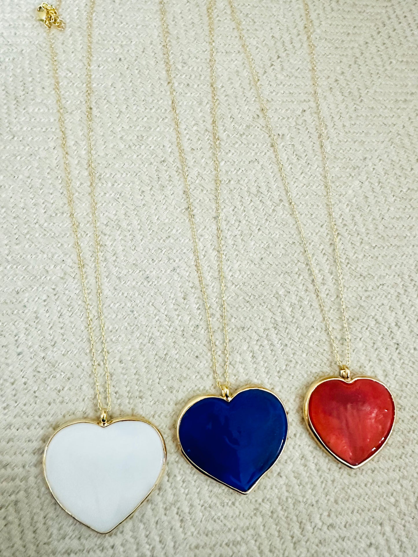 Murano Heart (Large) Chain Necklace
