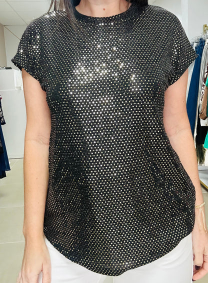 Gold sequin Shirt