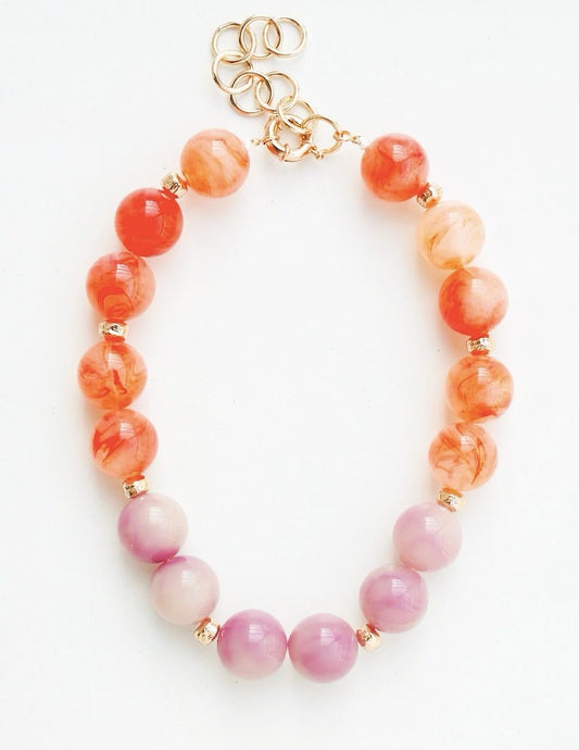 Chunky balls Necklace- more color