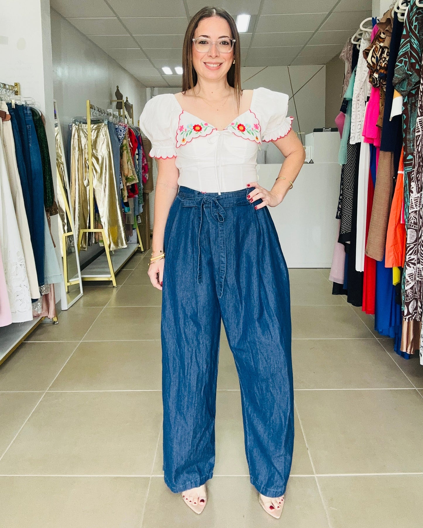 High waisted Jeans