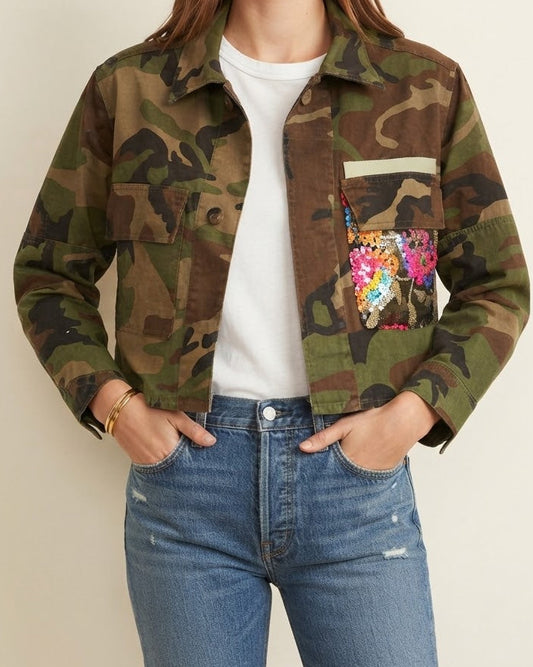 CAMO-CHIC JACKET