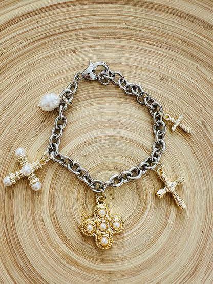 Cross Charms Bracelet