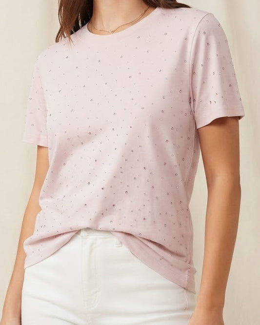 Light Pink Mini Studs Shirt