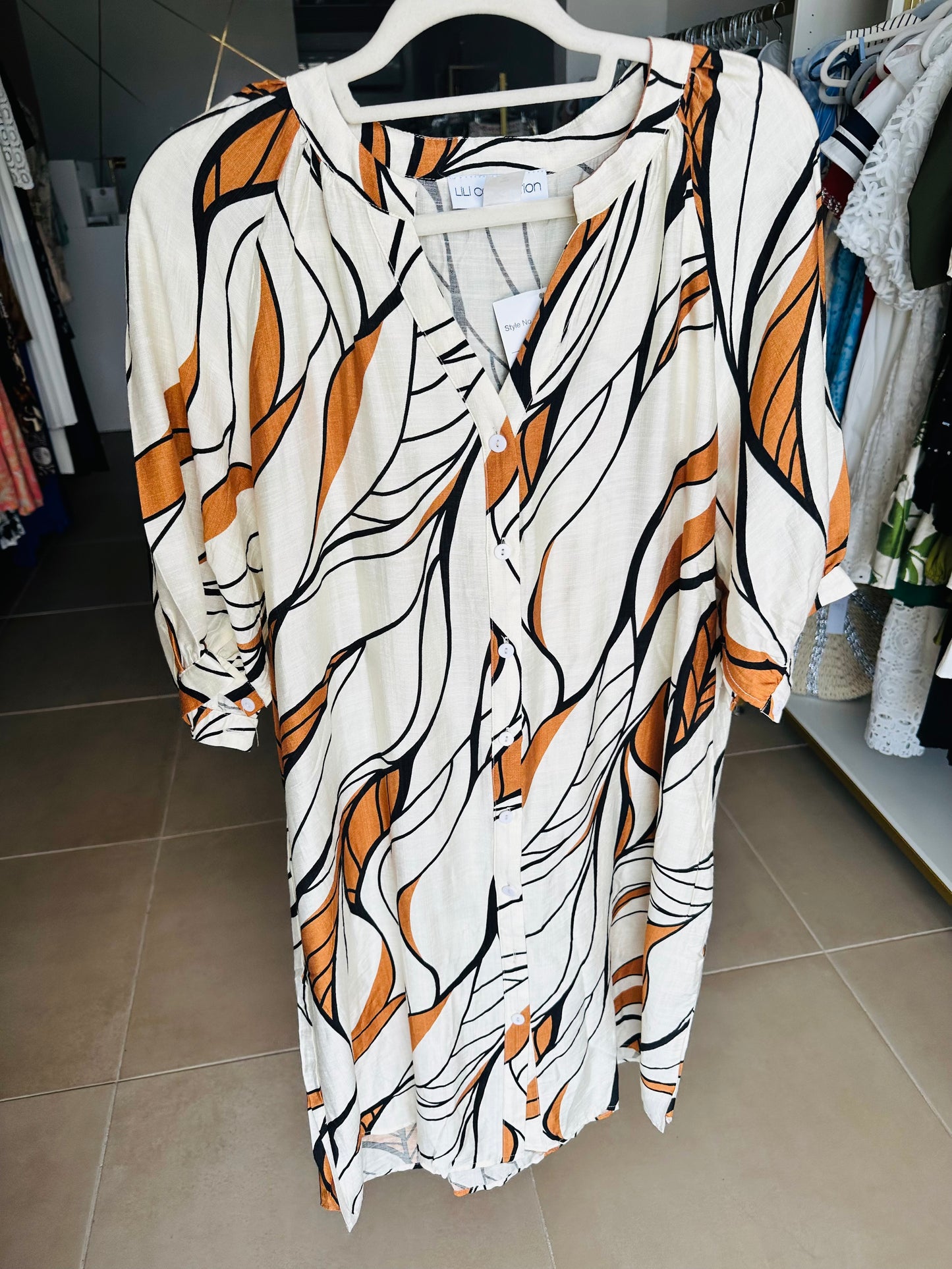 Print Plus Size Dress