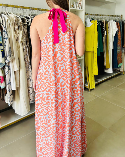 Fushia Maxi Dress By Liliana Esquivia