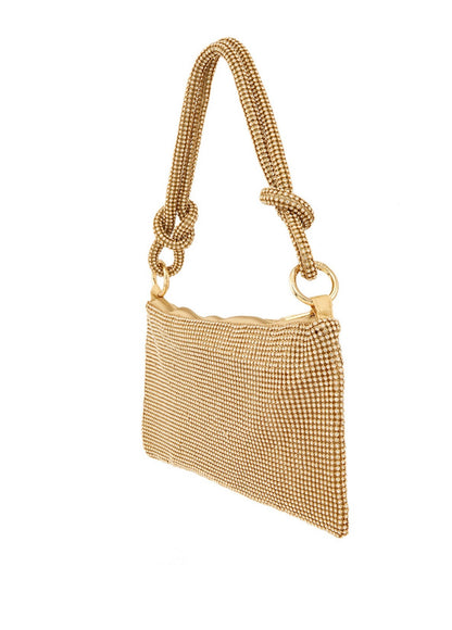 Metallic Shoulder Bags- Gold/ Silver