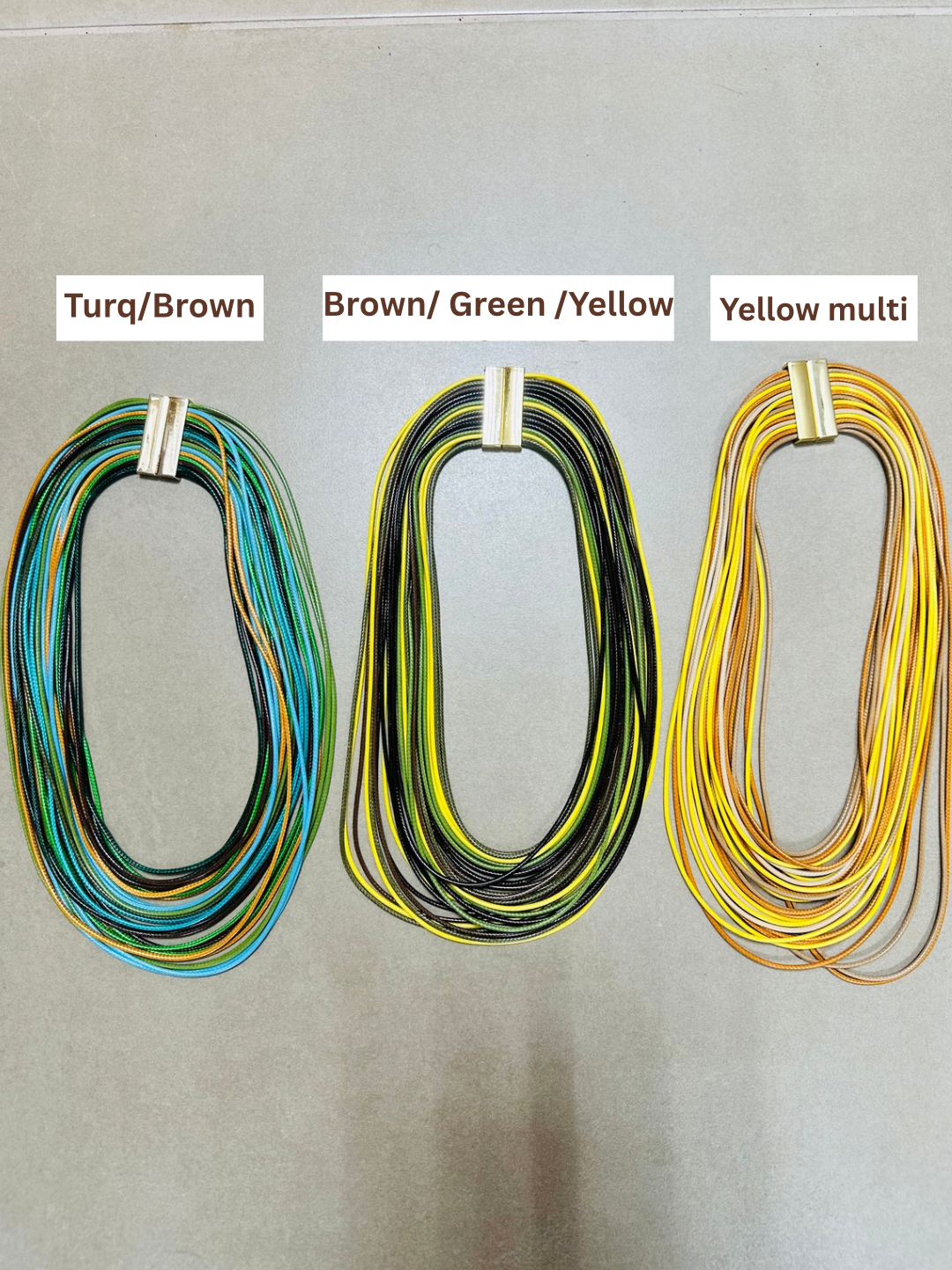 Multi Layers Cord Necklace