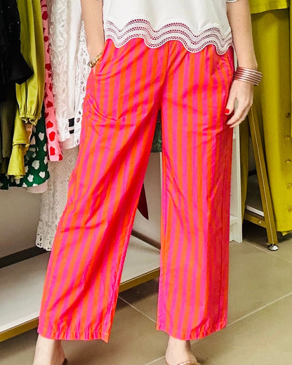 Stripes Pink Pants