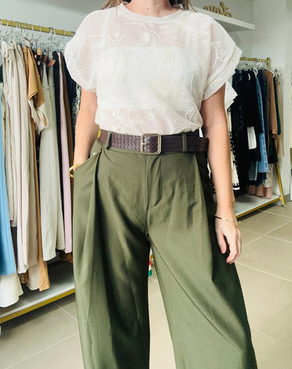 OLIVE LUXE PANTS