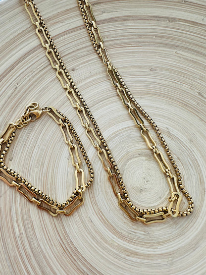 Double Link Necklace
