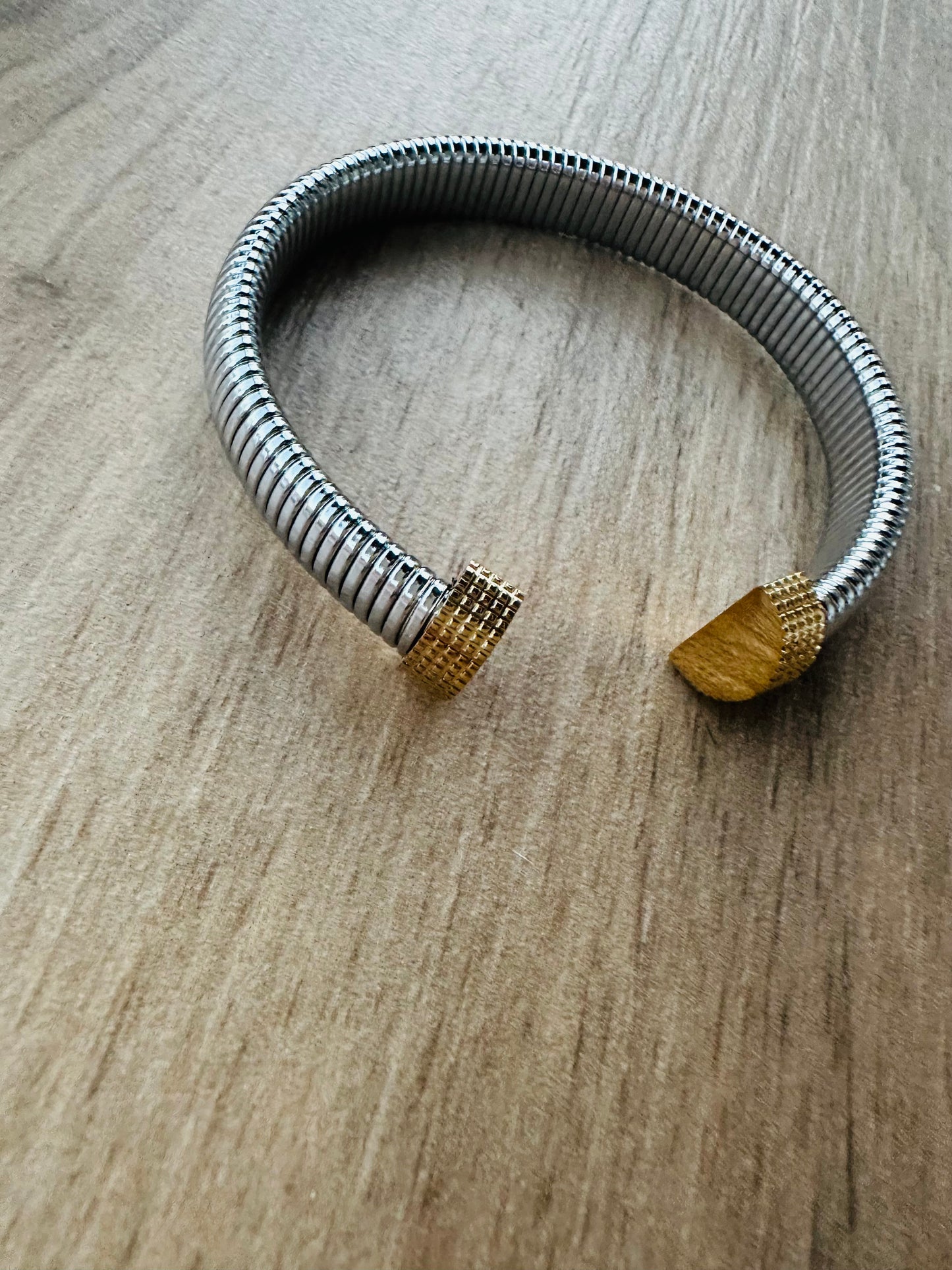 Gold Silver Cuff