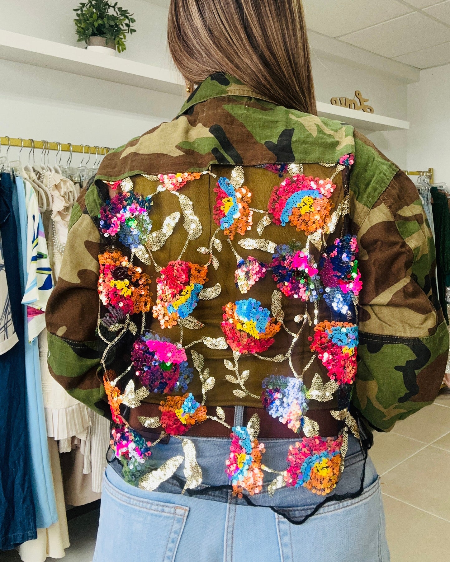 CAMO-CHIC JACKET