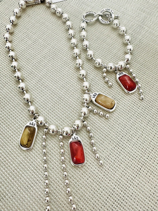 Aurora Silver Necklace