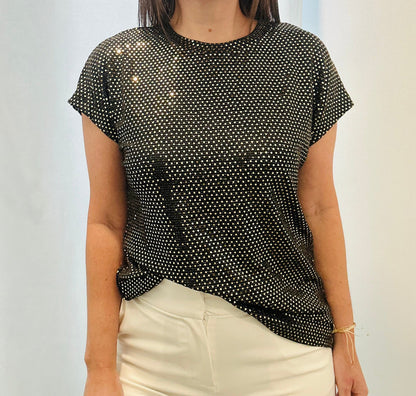 Gold sequin Shirt