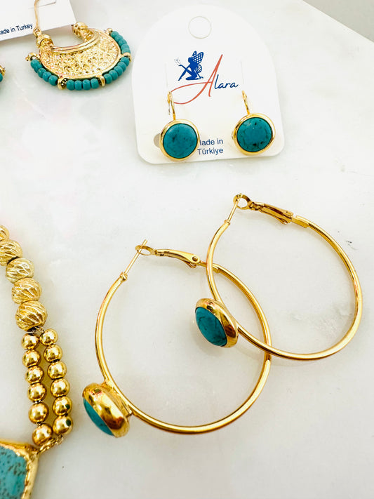 Gold PlatedTurquoise Jewelry