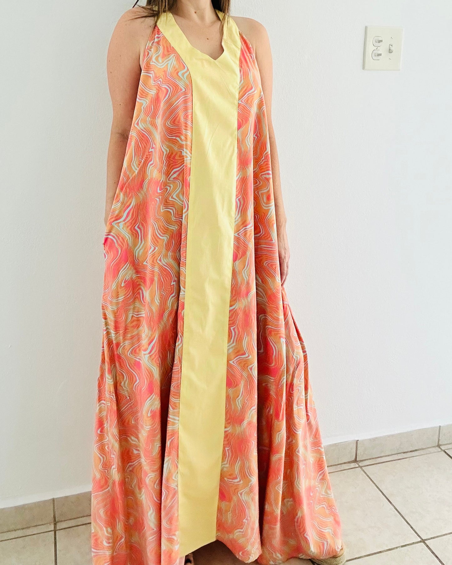 Pastel Maxi Dress by Liliana Esquivia