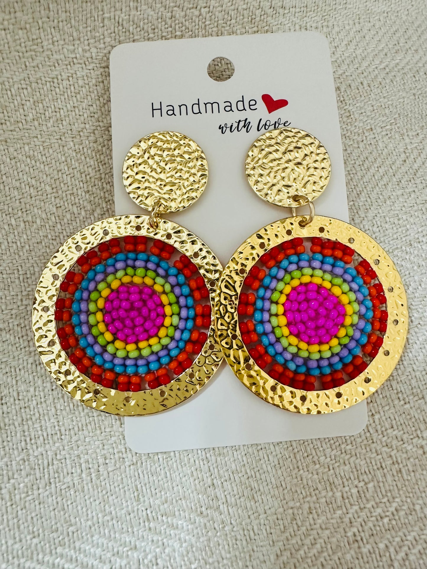 Multicolor Beaded Earrings
