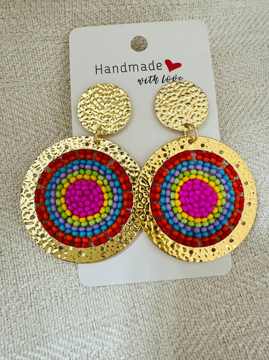 Multicolor Beaded Earrings