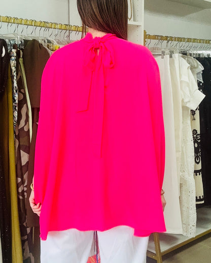Hot Pink Caftan Top