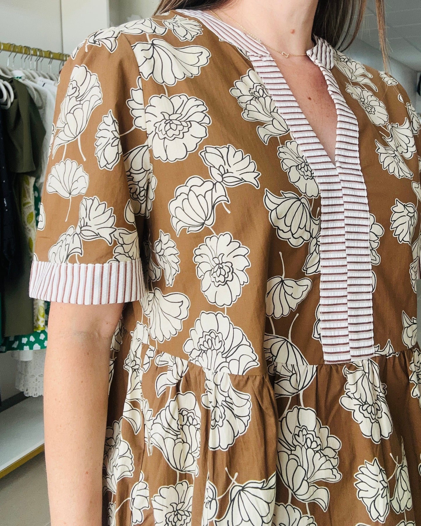 The Sienna Floral Peplum Blouse