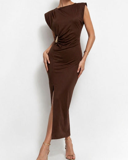 Brown Maxi Dress