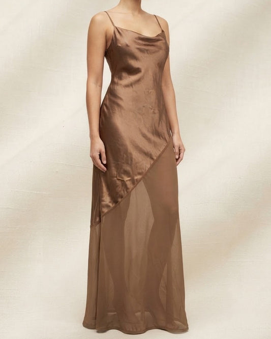Bronze Maxi Dress
