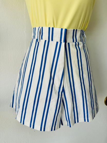Blue Striped Short