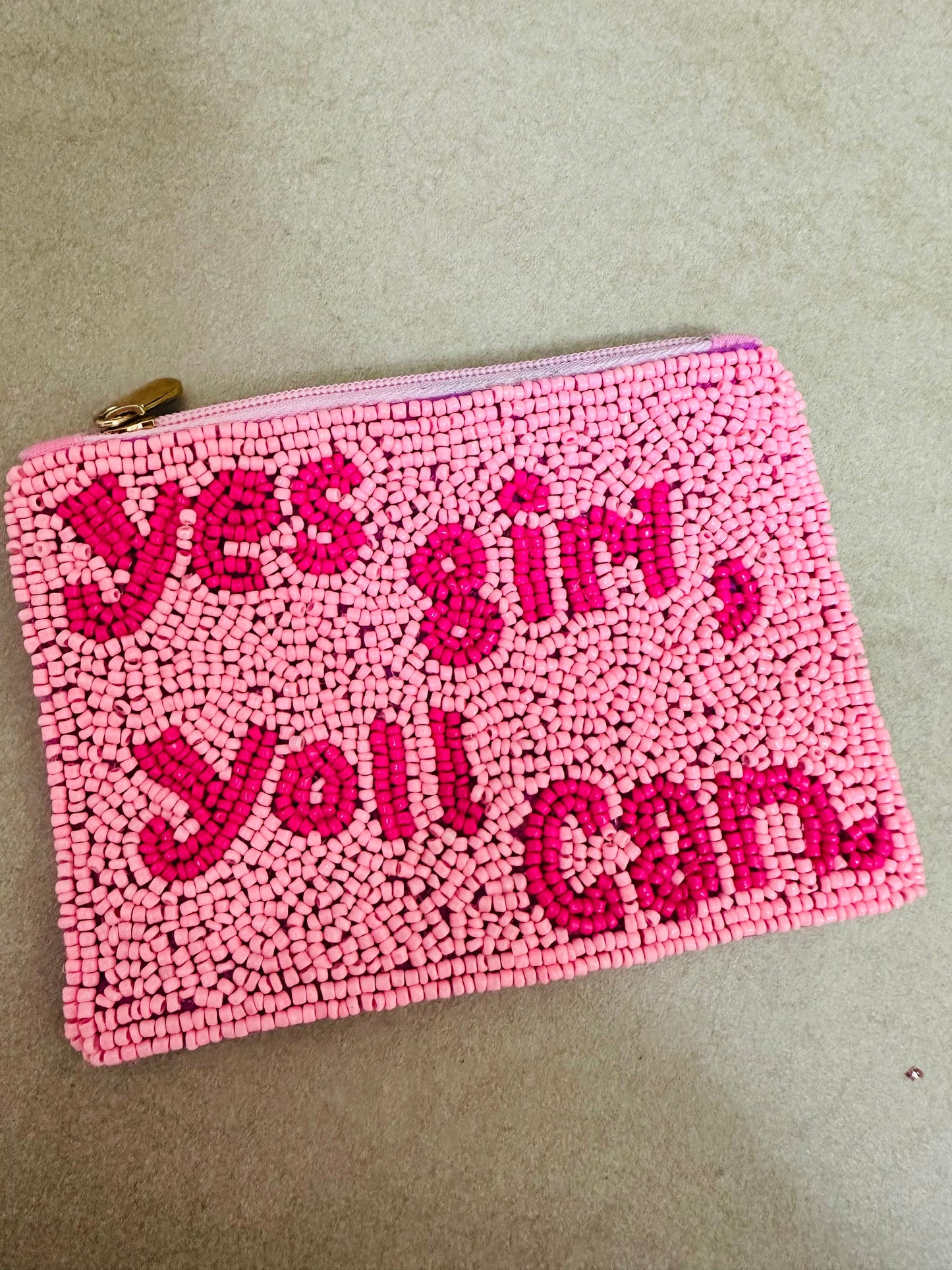 Yes Girl You Can!  Coin Purse