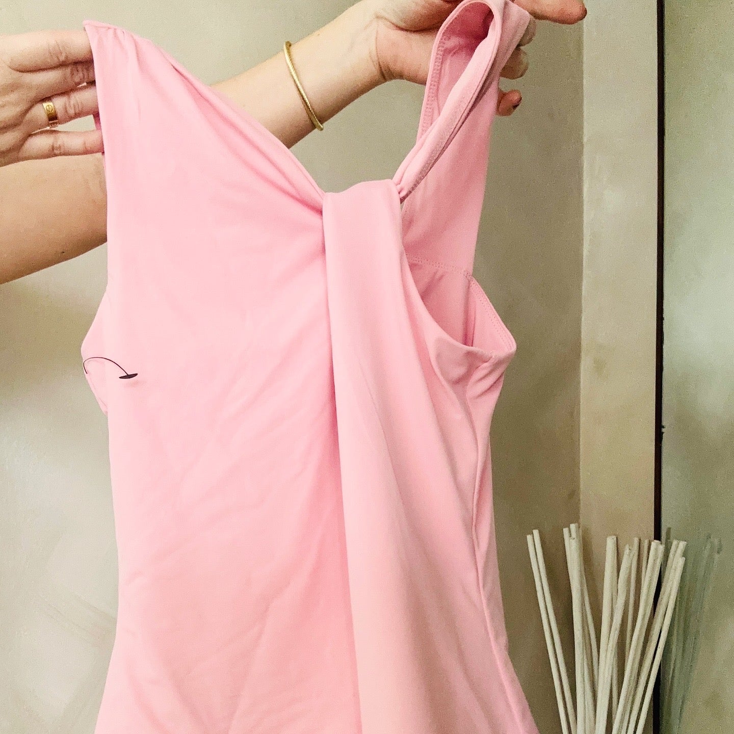 Pink Knot Sleeveless Top