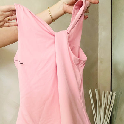 Pink Knot Sleeveless Top