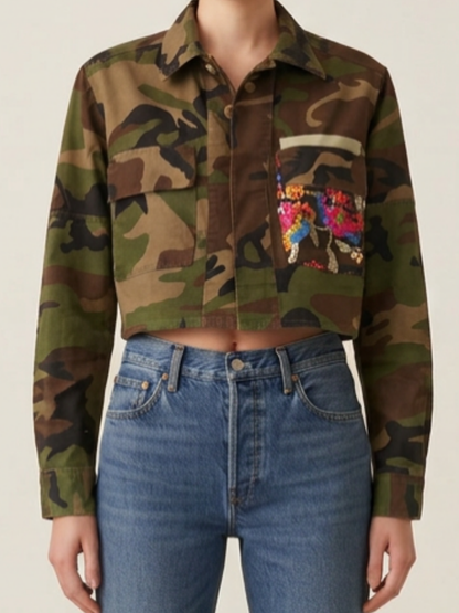 CAMO-CHIC JACKET