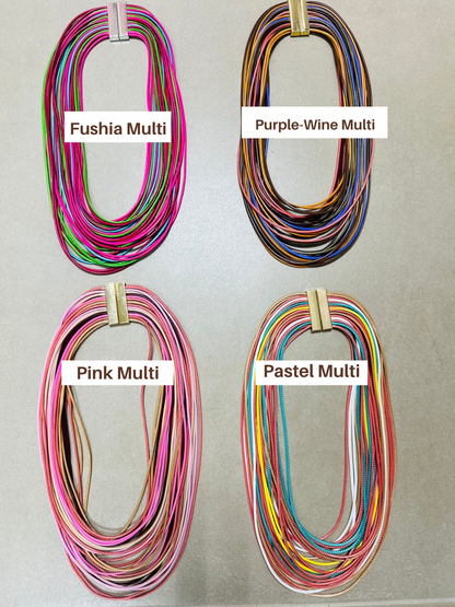 Multi Layers Cord Necklace