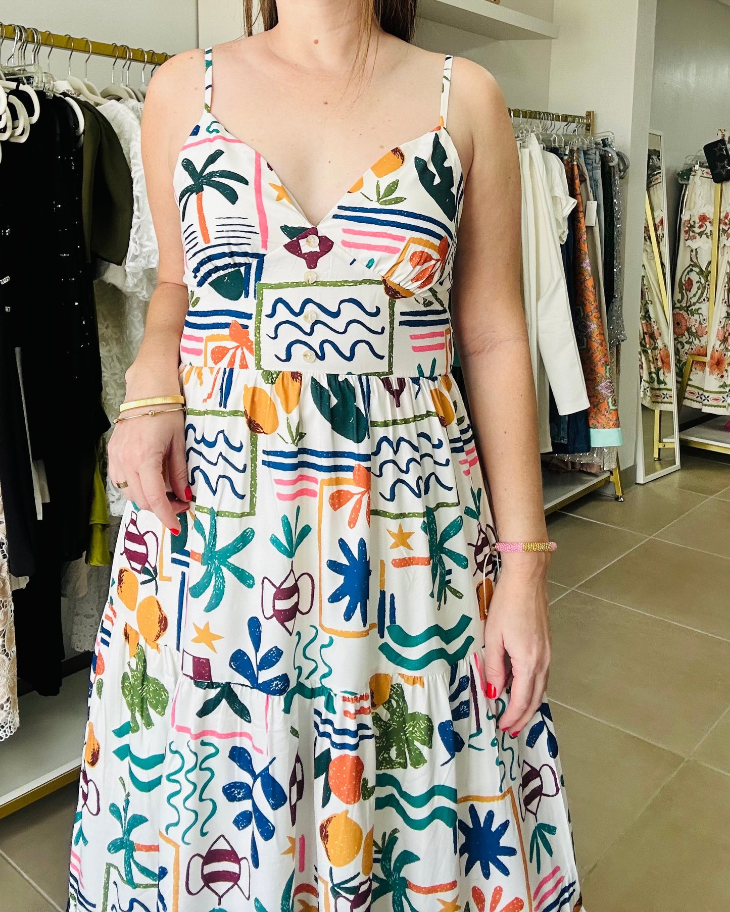 Sorrento Lemon Dress