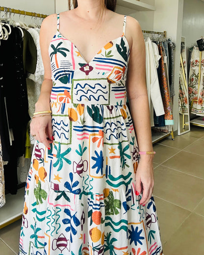Sorrento Lemon Dress