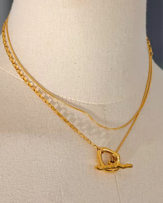 Nia Gold Multi Use Necklace
