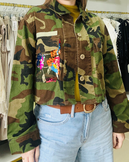 CAMO-CHIC JACKET