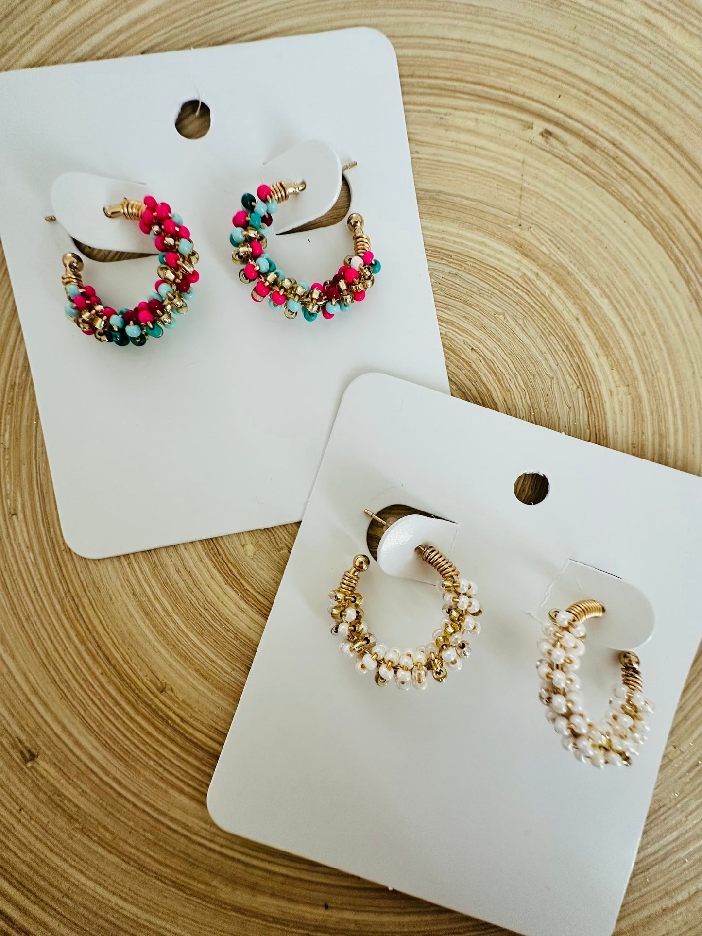 Small Beaded Earrings