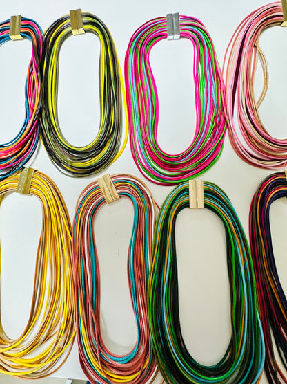 Multi Layers Cord Necklace