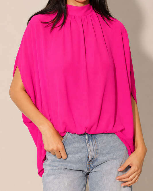 Hot Pink Caftan Top