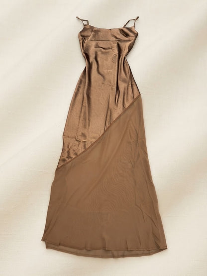 Bronze Maxi Dress