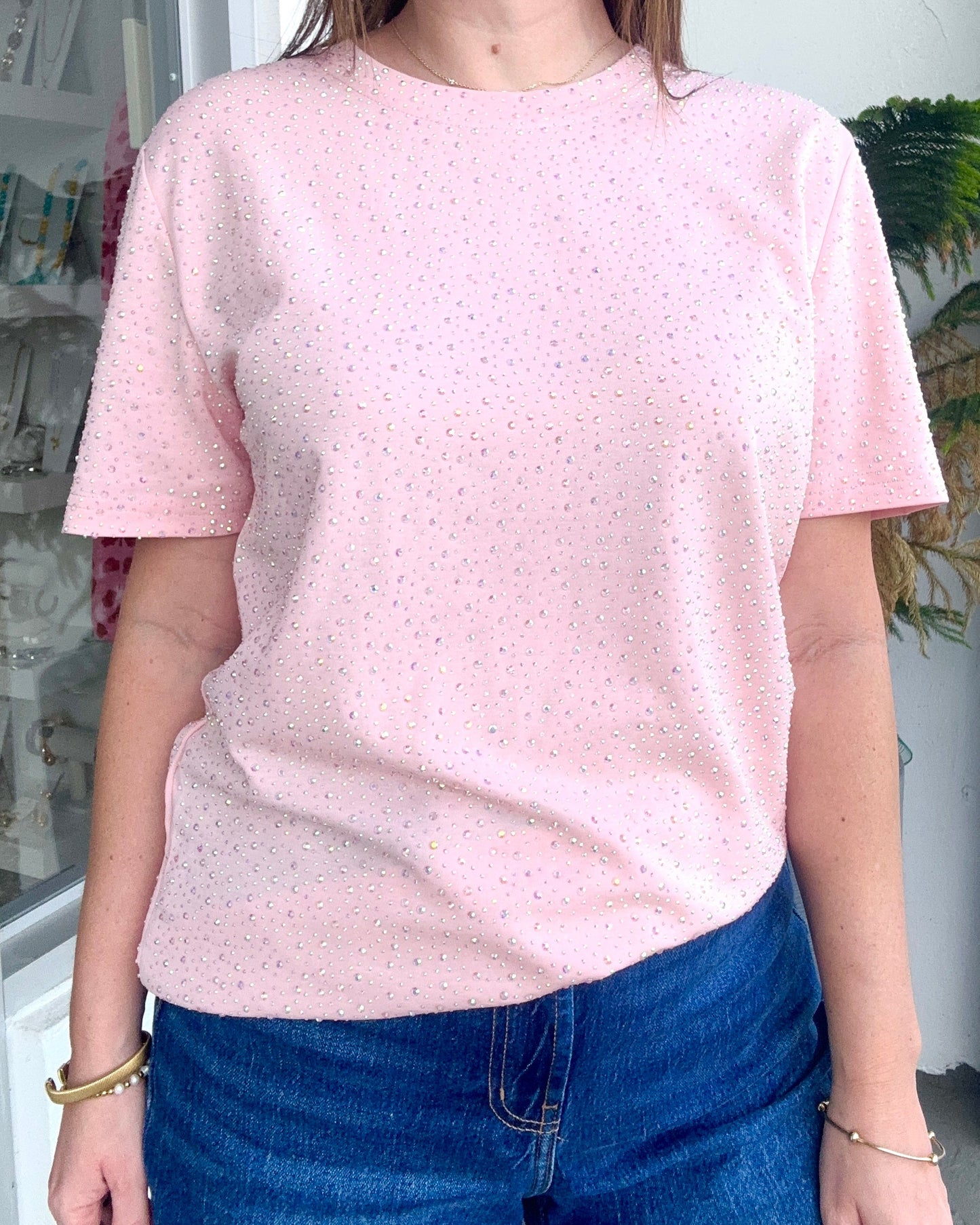 Pink Sparkle Top